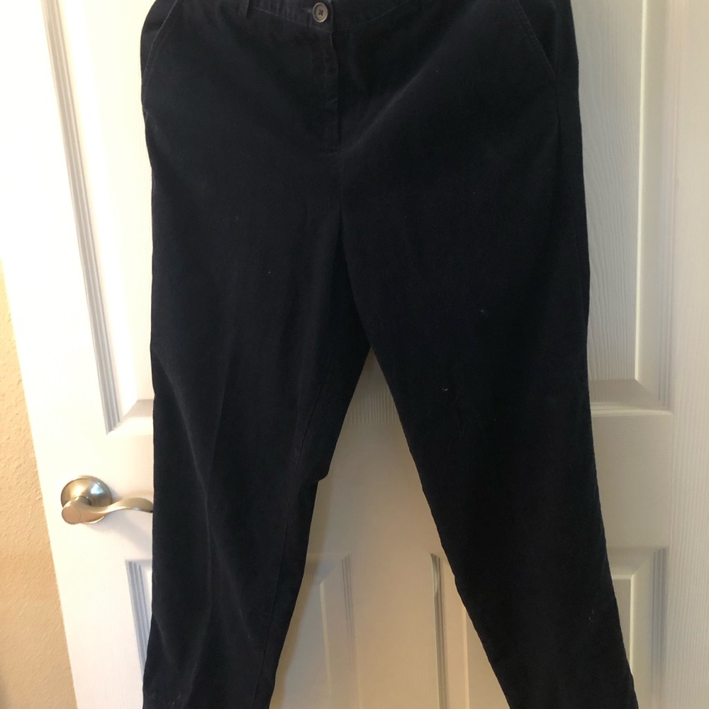 Lands' End Women's Straight Leg Pants - navy